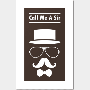 Call Me A Sir Luttrell Anjunadeep Mustache Ideology Handlebar Mustache Posters and Art